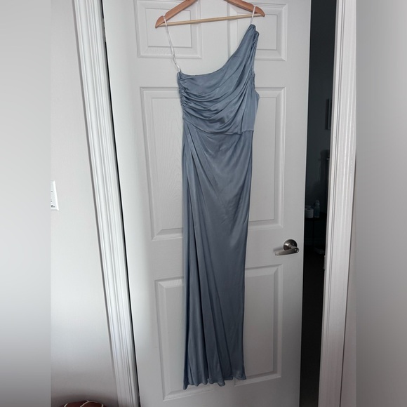 SHONA JOY- La Lune Gathered One Shoulder Maxi Dress - Picture 4 of 6